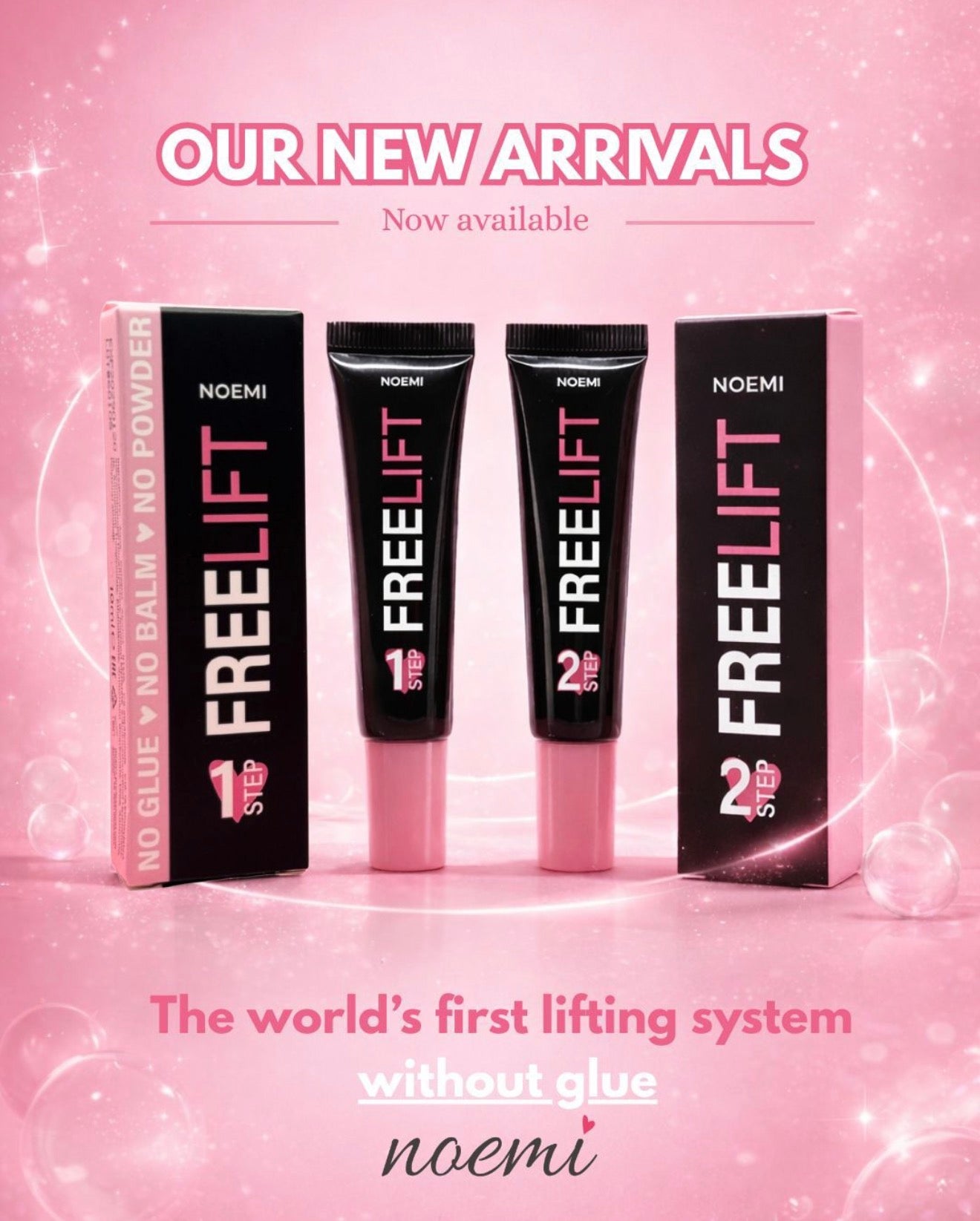 Noemi FREE LIFT Kit for Lashes and Brows - No Glue needed