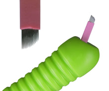 Load image into Gallery viewer, Neon Black Disposable Microblading Tools