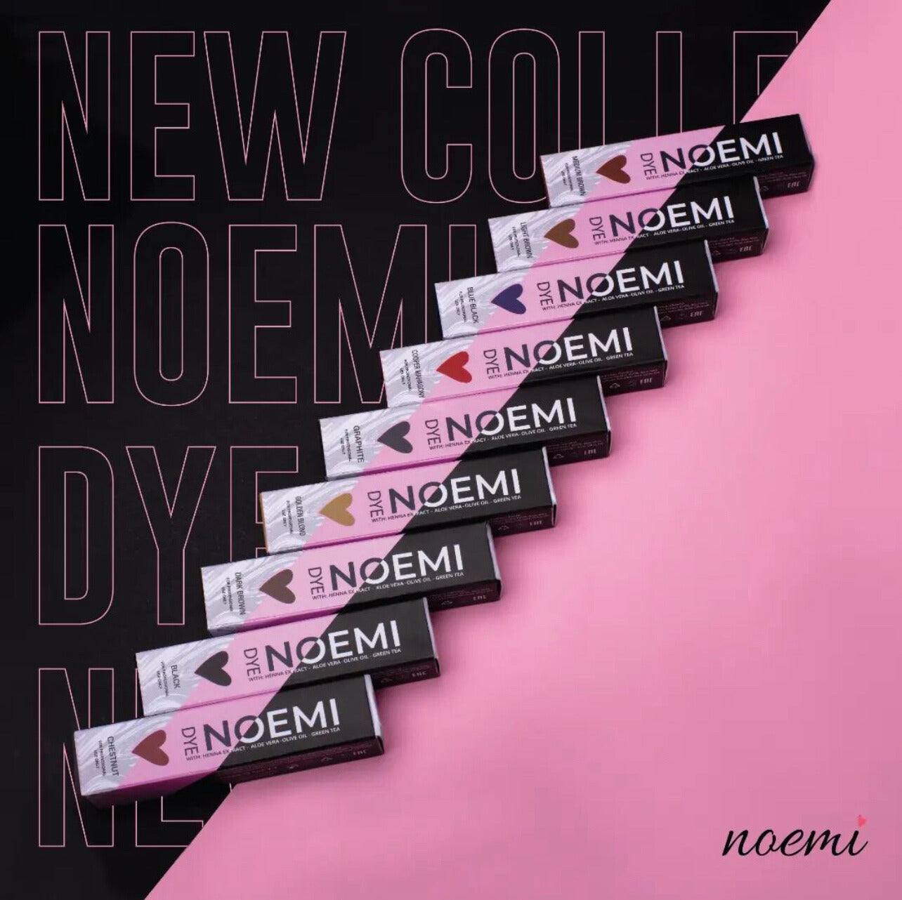 Noemi - Silikon Pads Rainbow (Mix Box 6 Paar) – brow-henna