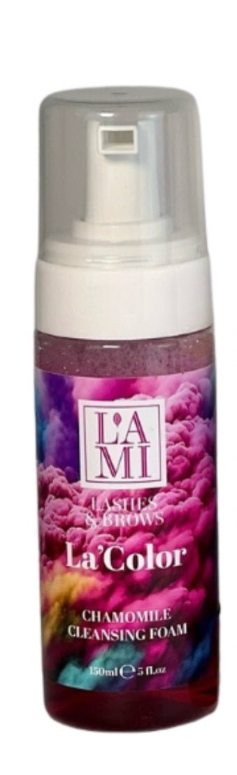 Lami Lashes and Brow Chamomile Color Cleansing Foam