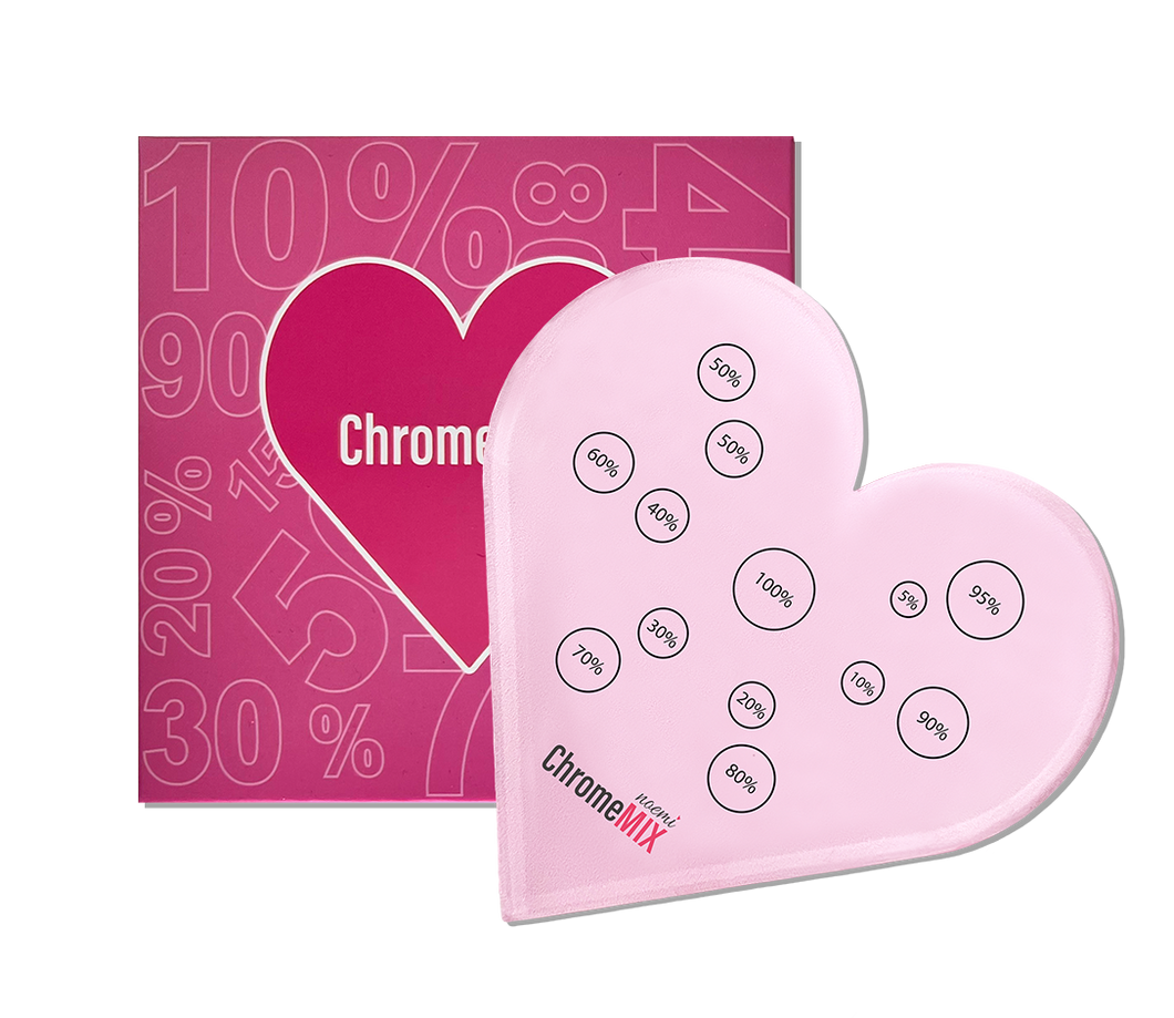 Noemi Chrome Mix Heart Dye Ratio Palette